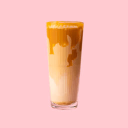 Iced latte with caramel
