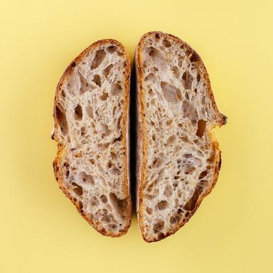 WH0LE FLOUR & FLAX SOURDOUGH BREAD