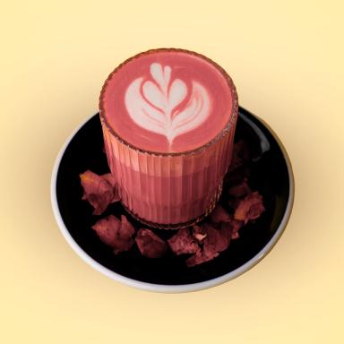 Rose latte