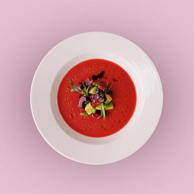 GAZPACHO WITH CHERRIES