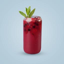 Hibiscus Iced Tea + Red Berries