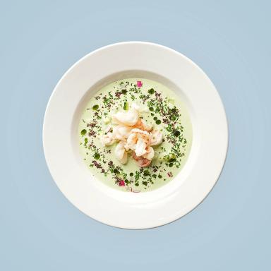 OKROSHKA WITH SHRIMPS