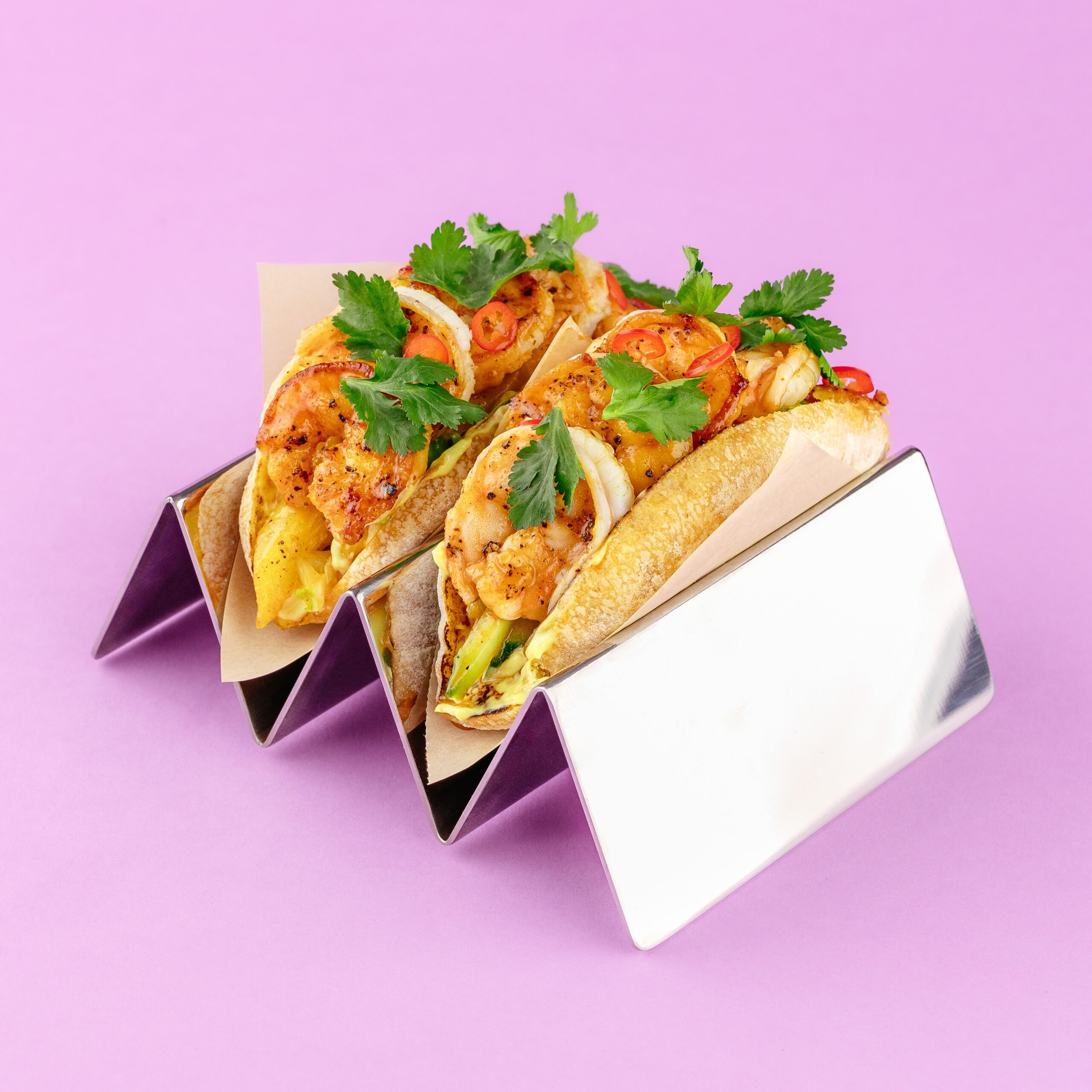 PITA WITH PRAWNS