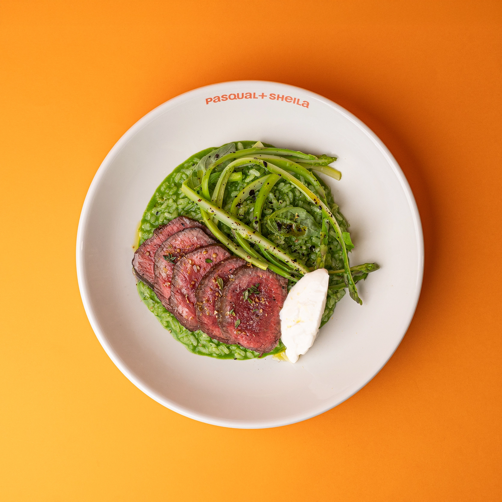 CREAMY SPRING RICE WITH BEEF