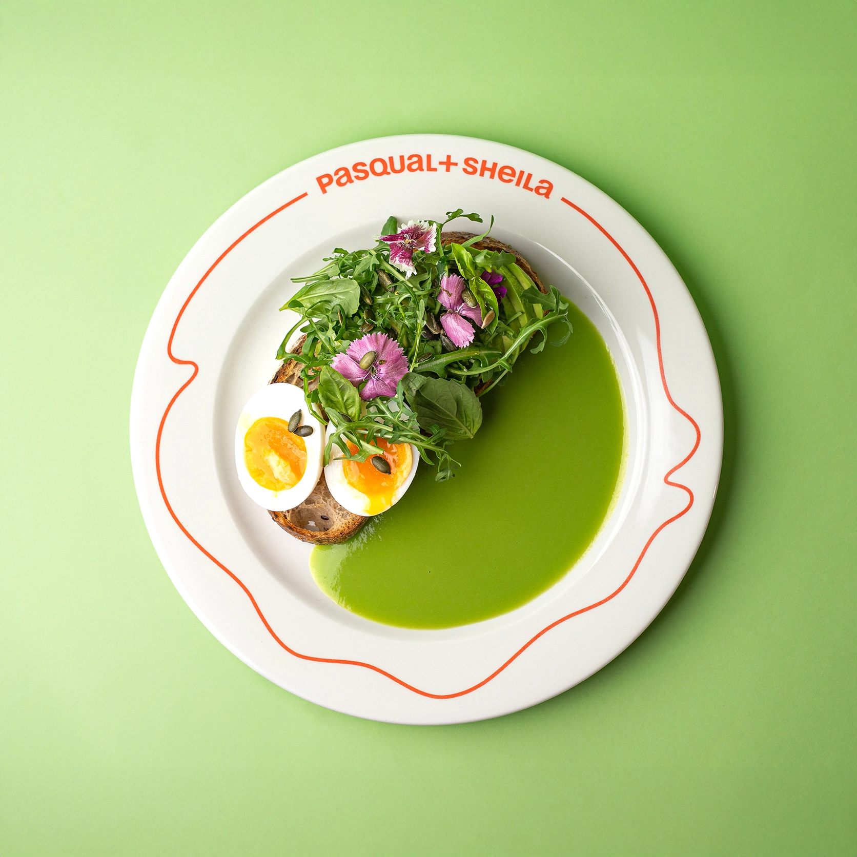 AVOCADO GREEN TOAST BY SOFIA ROZHKO