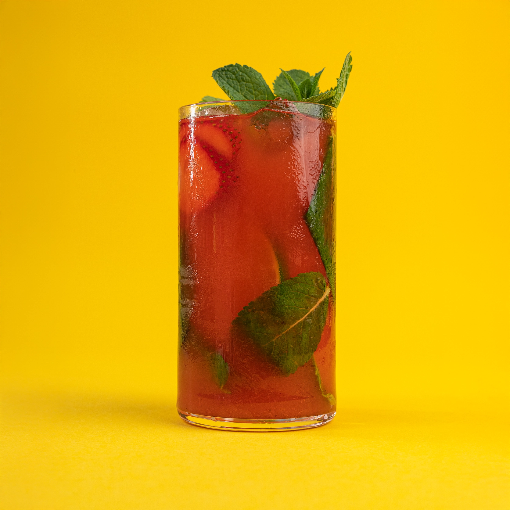 Té verde com lima y fresa